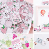 45 pcs/Box Various Stickers Cute Kawaii Planner Journal Diary  Scrapbooking Paper Stickers Stationery