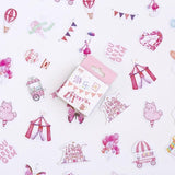 50pcs/pack Cute Flower Unicorn Posters Mini Paper Sticker Decoration Diary Scrapbooking Label Sticker Stationery