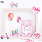 45 pcs/Box Various Stickers Cute Kawaii Planner Journal Diary  Scrapbooking Paper Stickers Stationery