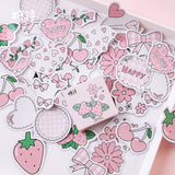 45 pcs/Box Various Stickers Cute Kawaii Planner Journal Diary  Scrapbooking Paper Stickers Stationery