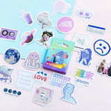 45 pcs/Box Various Stickers Cute Kawaii Planner Journal Diary  Scrapbooking Paper Stickers Stationery