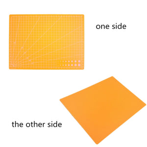 Double Sided Cutting Mat A4 Durable Cut Pad Patchwork Tool Handmade Cutting Plate Dark School Supplies 22x30cm